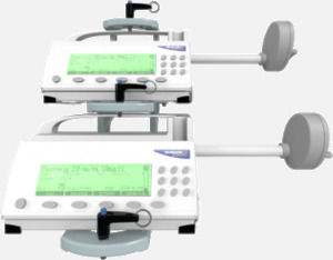 Hillaero MEDFUSION 3500 FAA certified mountable bracket for Air Ambulance Airmed Helicopter or Fixed Wing Aircraft WITH UNITS FRONT